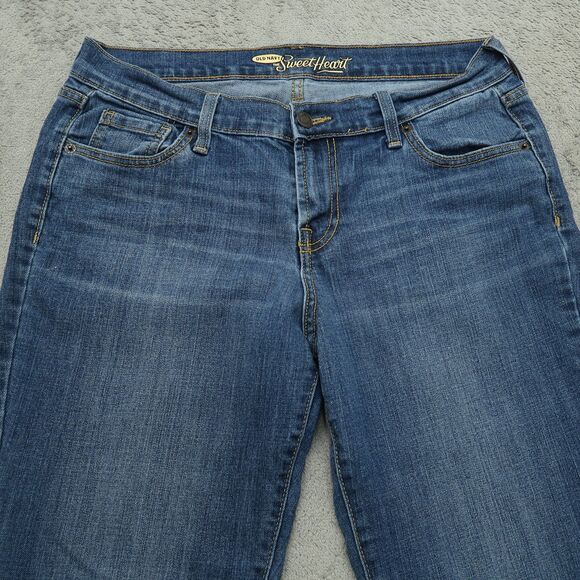 Old Navy Jeans Women's Size 10P Blue Mid-Rise The Sweetheart Bootcut 30" Inseam - Picture 12 of 16